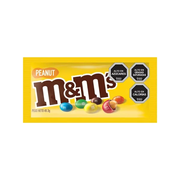 CHOCOLATE M&M PEANUT SINGLES 49.9G