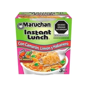 SOPA INSTANTANEA MARUCHAN CAMARON LIMON Y HABANERO 64G