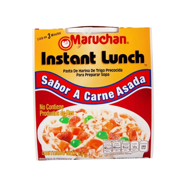 SOPA INSTANTANEA MARUCHAN CARNE ASADA 64G