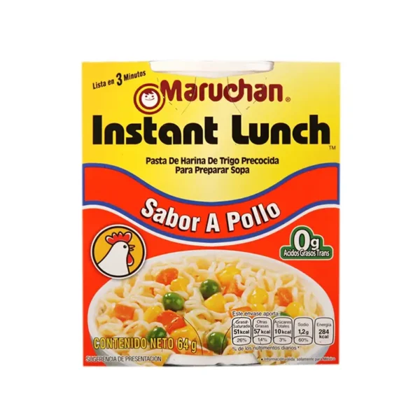 SOPA INSTANTANEA MARUCHAN POLLO 64G