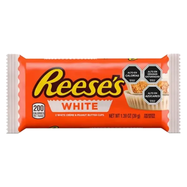 CHOCOLATE CUP RESSES WHITE HERSHEY 39G