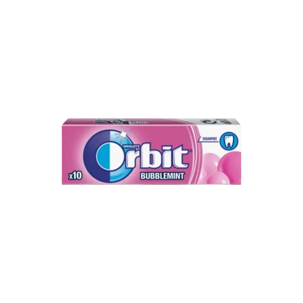 CHICLE ORBIT BUBBLEMINT 14G