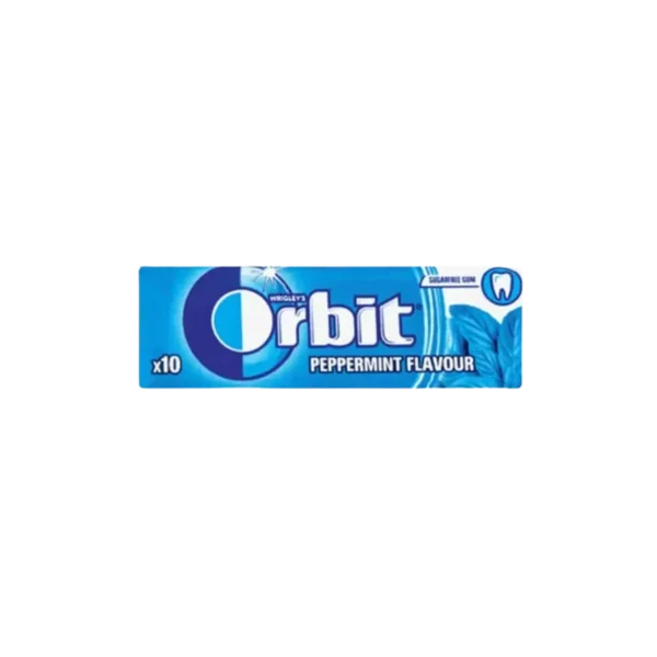 CHICLE ORBIT MENTA PEPPERMINT 14G