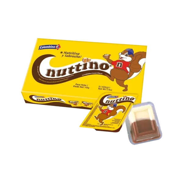 CREMA DE CHOCOLATE NUTTINO COLOMBINA 14G