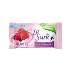 JABON BARRA LE SANCY FRUTOS ROJOS Y YOGHURT 90G