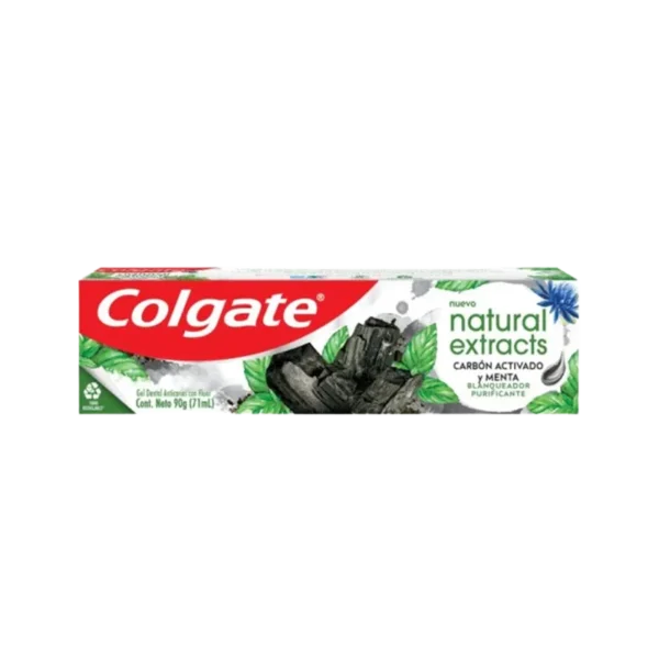 CREMA DENTAL COLGATE NATURAL EXTRACTS CARBON 90G