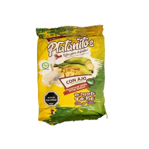 PLATANITOS CON AJO GENYMOR 65GR
