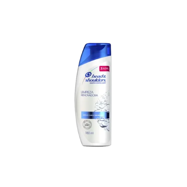 SHAMPOO HEAD & SHOULDERS LIMPIEZA RENOVADORA 180ML