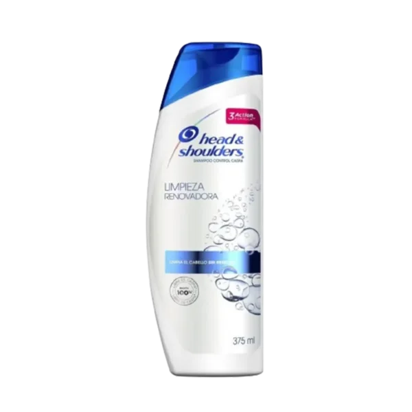 SHAMPOO HEAD & SHOULDERS LIMPIEZA RENOVADORA 375ML