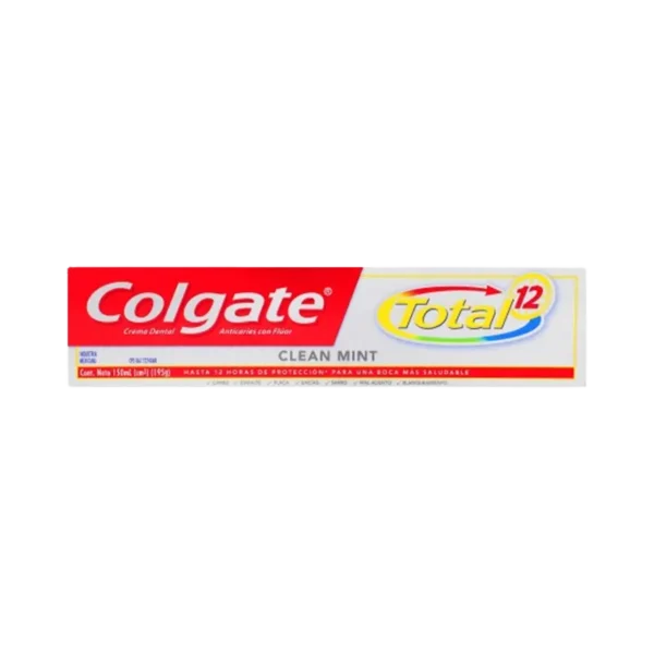 CREMA DENTAL COLGATE TOTAL 12 HR CLEAN MINT 195G