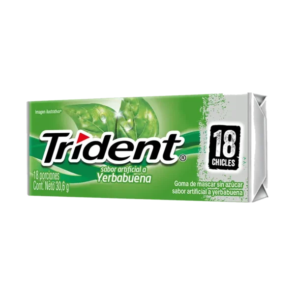 TRIDENT VP MICROCAPSULAS YERBABUENA 30.6G