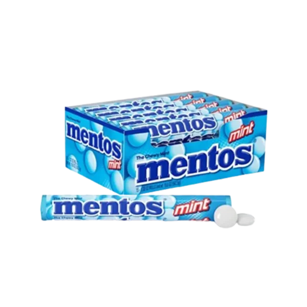 MENTOS MENTA CARAMELOS MASTICABLES 15G