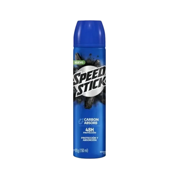 DESODORANTE SPEED STICK SPRAY CARBON ABSORB 150ML