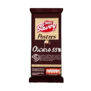 CHOCOLATE SAVOY POSTRES OSCURO 55% 200G