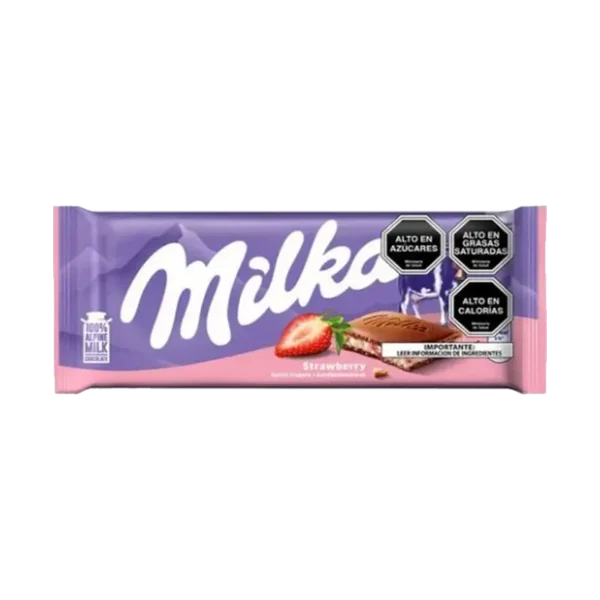 CHOCOLATE MILKA FRESA 100G