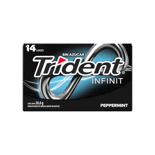 TRIDENT INFINIT PEPPERMINT 26.6G
