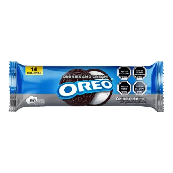 GALLETA OREO ROLLO COOKIES AND CREAM 108G