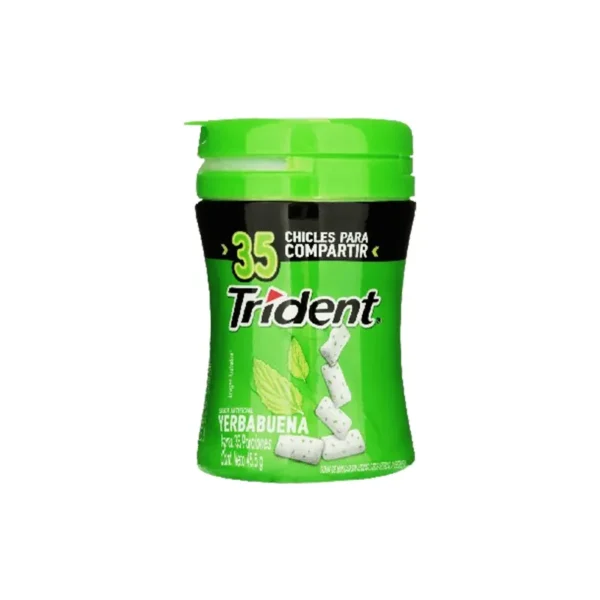 TRIDENT BOTELLA YERBABUENA 35U 45.5G