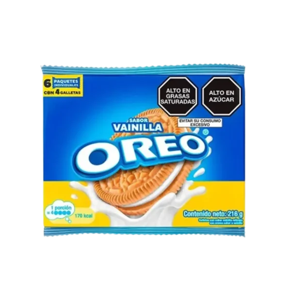 GALLETA OREO VAINILLA 36GR PACK 6U
