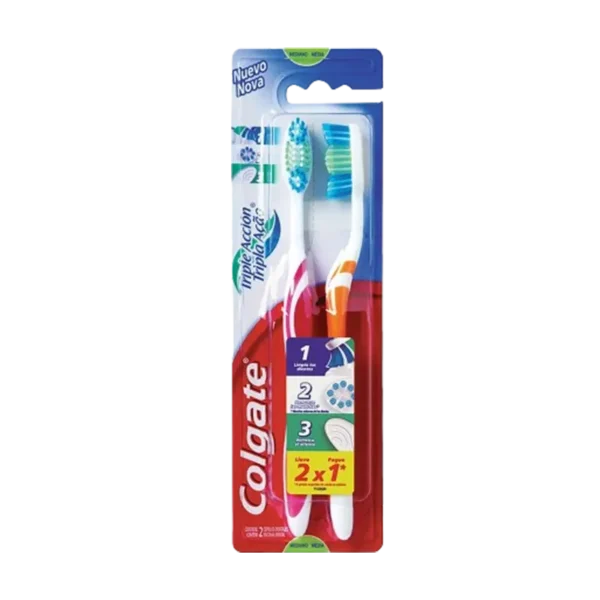CEPILLO DENTAL COLGATE TRIPLE ACCION 2X1