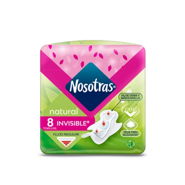 TOALLAS HIGIENICAS NOSOTRAS ULTRA INVISIBLE 8U