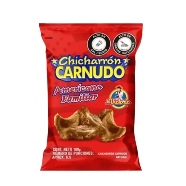 CHICHARRON CARNUDO NATURAL LA VICTORIA 100G