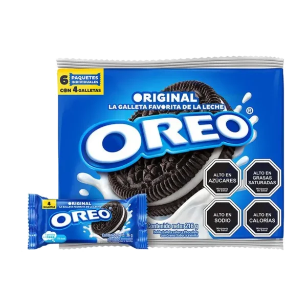 GALLETA OREO ORIGINAL 36GR PACK 6U