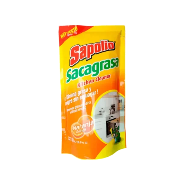 SACAGRASA SAPOLIO NARANJA DOYPACK 500CC