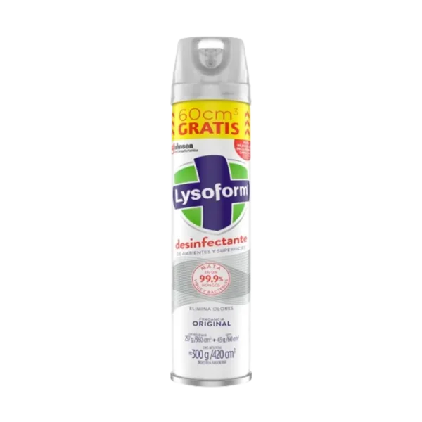 DESINFECTANTE AEROSOL LYSOFORM ORIGINAL 300G/420CC
