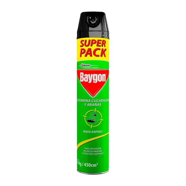 INSECTICIDA AEROSOL MATA CUCARACHA BAYGON 450CC
