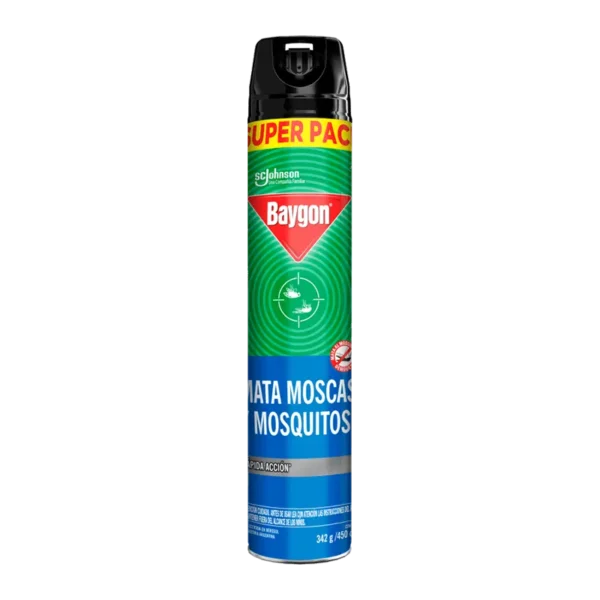INSECTICIDA AEROSOL BAYGON MOSCAS/MOSQUIT 450CC
