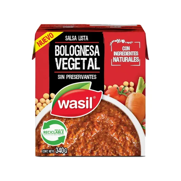 SALSA WASIL BOLOGNESA VEGGIE 340G