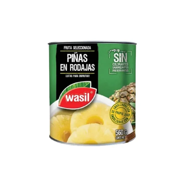PIÑA RODAJAS WASIL 560G