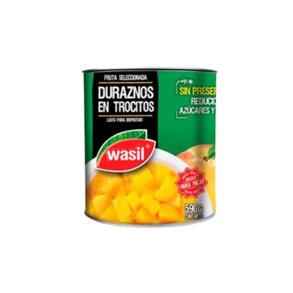 DURAZNOS EN MITADES WASIL 590G
