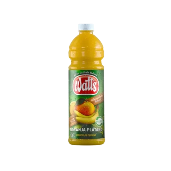 NECTAR WATTS NARANJA PLATANO 1.5LT