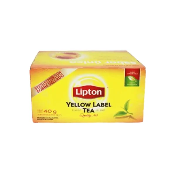 LIPTON YELLOW LABEL CAJA DE 20 BOLSITAS 40G