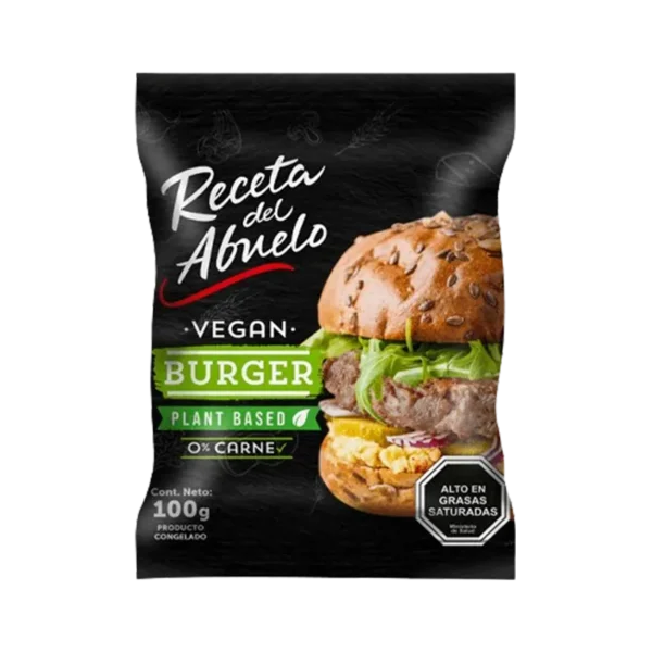VEGAN BURGER RECETA DEL ABUELO 100G