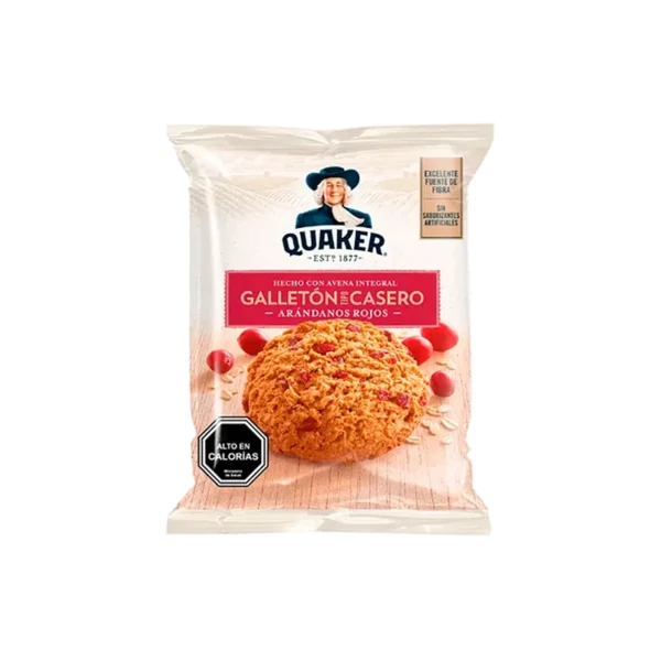 GALLETON DE AVENA ARANDANOS ROJOS QUAKER 40G