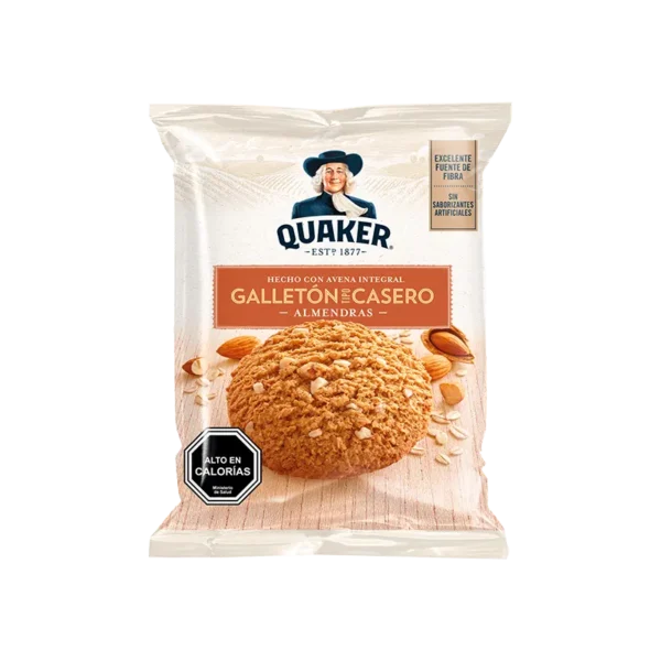 GALLETON QUAKER TIPO CASERO ALMENDRAS 40G