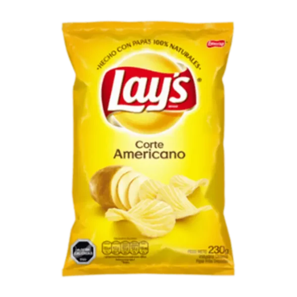 PAPAS LAYS CORTE AMERICANO 230G