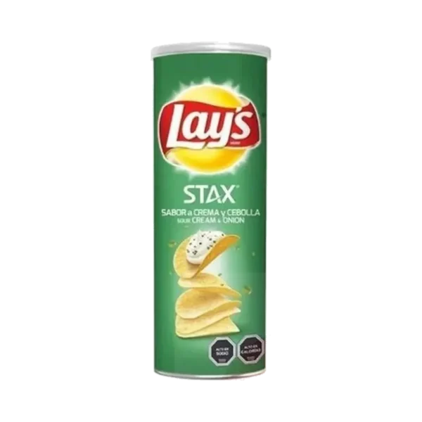 PAPAS LAYS STAX CEBOLLA 134G