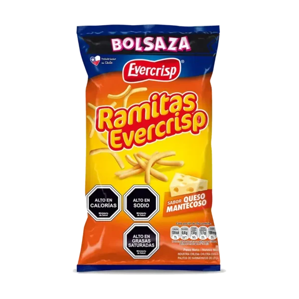 RAMITAS QUESO BOLSAZA EVERCRISP 110G