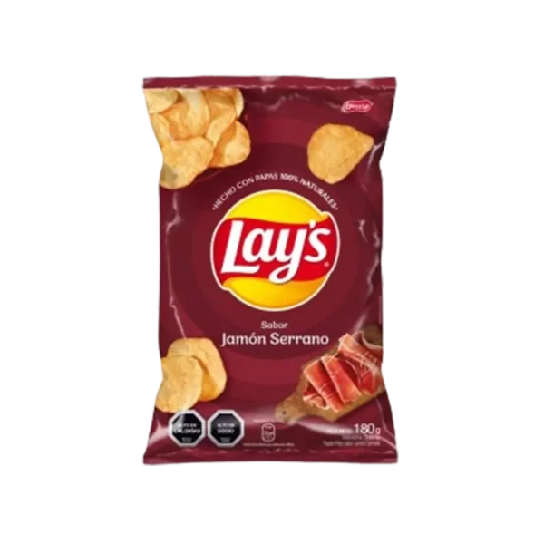 PAPAS LAYS MEDIT JAMON 180G