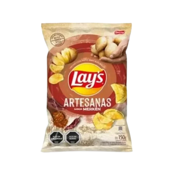 PAPAS LAYS ARTESANAS MERKEN 150G