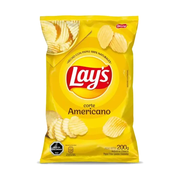PAPAS LAYS CORTE AMERICANO 200G