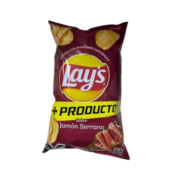 PAPAS LAYS MEDIT JAMON +PRODUCTO 230G