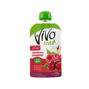 COMPOTA VIVO FRAMBUESA CRANBERRY 120G