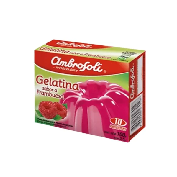 GELATINA AMBROSOLI FRAMBUESA 100G