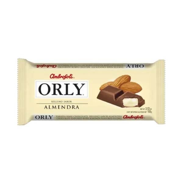 CHOCOLATE ORLY ALMENDRA 95G/115G