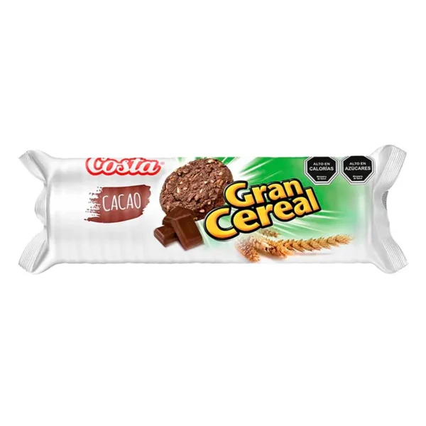 GALLETA COSTA GRAN CEREAL CACAO 135G